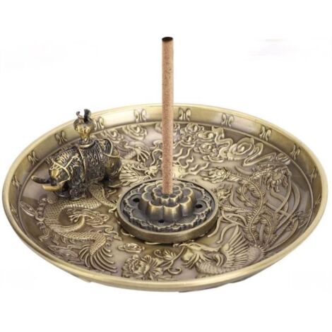 Support De Bâton D\'encens En Laiton - Rétro - Porte-encens De Cône - Vintage (1/4)