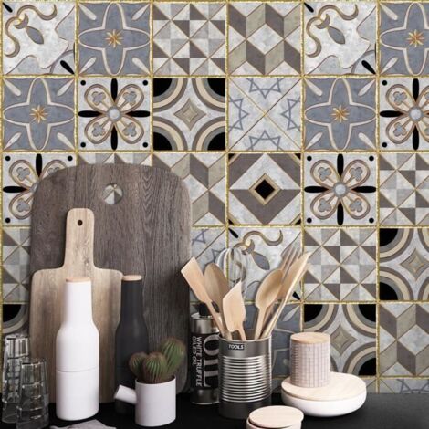 1rouleau 20500cm autocollant art mur vignette sticker bricolage cuisine salle de bain Decor vinyle (1/4)
