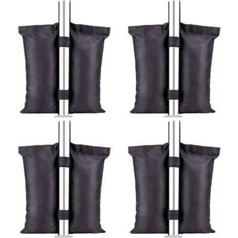 Lot de 4 Poids d\'auvent KAKOO en tissu oxford 420D pour Pieds d\'auvent, tente, pare-soleil, parapluie (1/4)