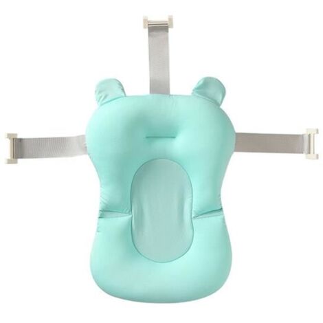 Tapis de Bain Antiderapant pour Bébé Douche, Coussin de Bain Bébé Coussin Flottant de Support pour Bain Bébés