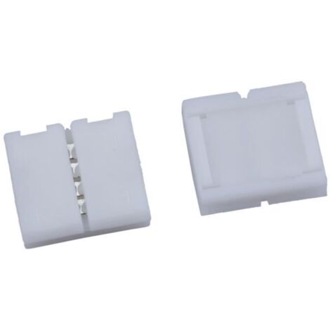 Lot de 10 connecteur 10mm pour ruban bande LED 5050 RGB (1/4)
