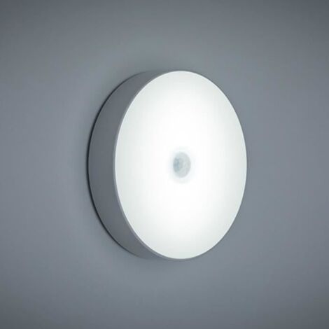 Détecteur de mouvement LED veilleuse marche-arrêt automatique lampe murale sans fil aimant USB Rechargeable p (1/4)