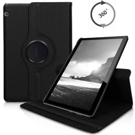 Housse Huawei MediaPad T5 10.1\" Coque de Protection Antichocs Etui Huawei MediaPad T5 10.1\" - Noir (1/4)