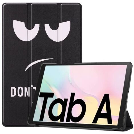 Coque Samsung Galaxy Tab A7 2020 SM-T500 SM-T505 SM-T507 (10.4\") Léger PU Cuir Protection Etui Housse - Noir (1/4)
