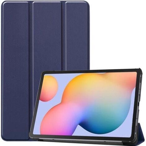 Pour Samsung Galaxy Tab S6 Lite Coque (2020 SM-P610- SM-P615) Tablette Housse Étui Protection avec Support Anti Choc Mince -Bleu (1/4)