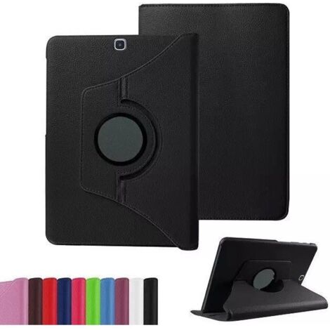 Samsung Galaxy Tab S2 9.7- 360 Rotatif Housse Étui Coque Protection Cuir PU Samsung Galaxy Tab S2 9.7 \" SM-T810/ SM-T815–NOIR (1/4)