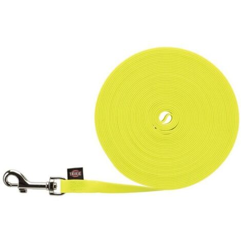 Laisse pour chien - Trixie - Easy Life - 10 m - Jaune - Hydrofuge et essuyable