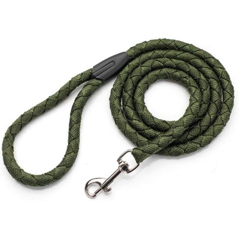 Laisse Chien Corde,Laisse pour Chien,Laisse de Corde Durable dans Un Support de Traction Solide,Fils Hautement Réfléchissants pour Petit Chien Moyen Grand(vert)-Fei Yu (1/5)