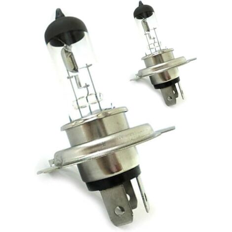 2 Pièces d'Ampoules Halogènes 12V Pour Voiture (H4 P43T 12V 60/55W)