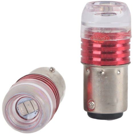 2 pièces rouge 1157 2357 ampoules de projecteur LED clignotantes stroboscopiques pour feux de frein arrière de voiture (1/5)