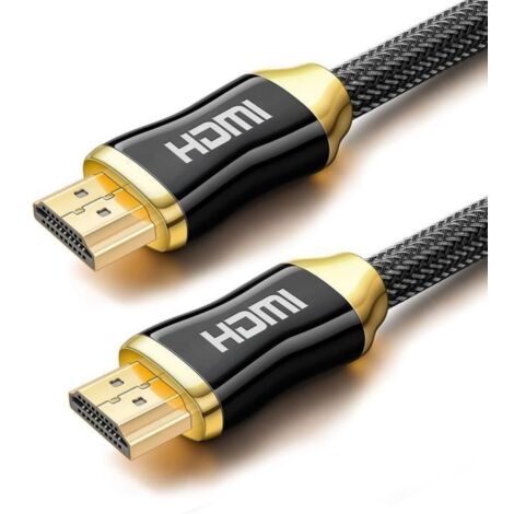Câble HDMI 4K 2m - Câble HDMI 2.0 Haute Vitesse par Ethernet en Nylon Tressé Supporte 3D/ Retour Audio,TV Ultra HD (1/4)