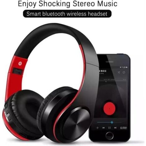 Casque Bluetooth sans fil lumineux monté sur la tête, casque de sport stéréo bilatéral monté sur la tête (1/4)