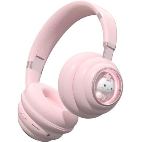 Casque Bluetooth sans fil avec Lumière RGB Gaming Bluetooth Headphone Pliable Creative Écouteur à réduction de bruit Enfant-Rose (1/4)