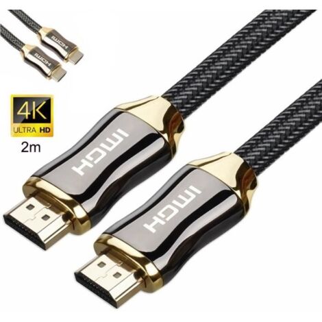 Câble HDMI 4k [2m] - Câble HDMI 2.0 en Nylon Tressé avec Ethernet 3D, 4K et Retour Audio (1/4)