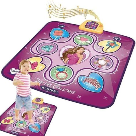Tapis de Danse Jouets pour Enfants - Rose - 5 Modes de Jeu - Cadeaux de Noël pour Filles (1/4)