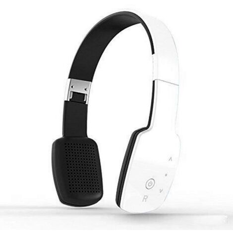casque bluetooth Stéréo Hi-Fi Sens Toucher Boutons Pliable sans fil blanc pour iphone X 8 8 Plus 7 Samsung Galaxy S9 S9 Plus S8 S... (1/4)