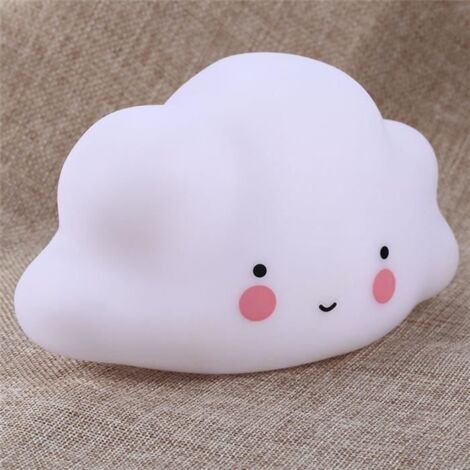 Veilleuse LED - Nuage lumineux - Bébé - Blanc - Electrique (1/4)