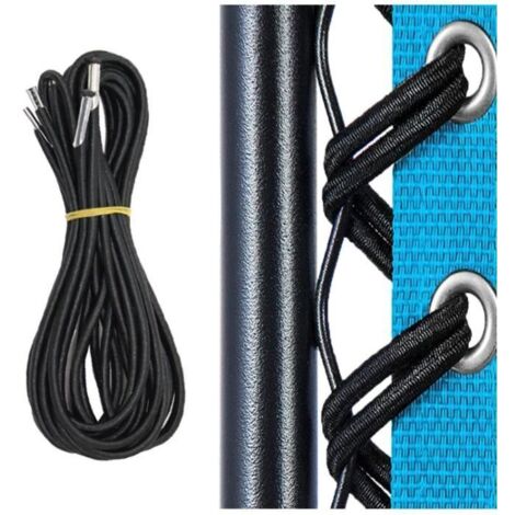 Corde de Remplacement - Universel - 4 Cordes Élastiques - 2m Long - 1.35m Court - Oxford Blanc (1/4)