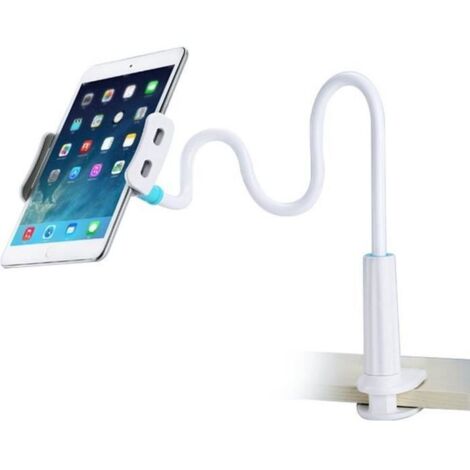 Support pour téléphone portable et tablette,universelle Rotation 360° Long Bras Flexible et Réglable Gooseneck Support 4-10,6 inch (1/4)