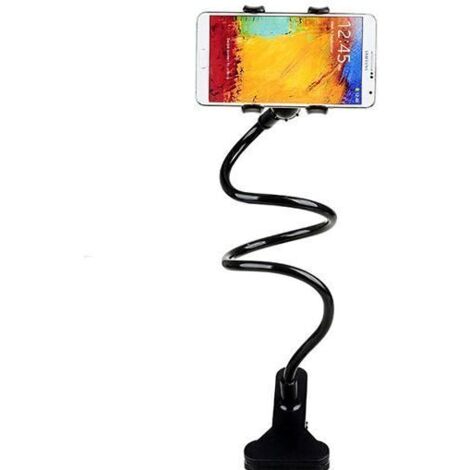 Demarkt Universal 360 degrés Phone Holder Support téléphone Rotation flexible long bras mobile Noir (1/4)