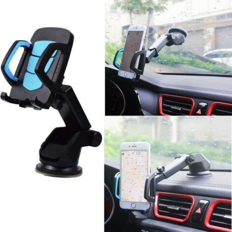 Support voiture telephone ventouse rotation 360 universel GPS pare brise Pour Smartphone iPhone X-8-7-6 Plus Samsung Huawei Xiaomi (1/4)