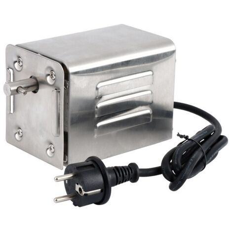 Crea – Moteur tourne-broche barbecue électrique en acier inoxydable – Charge nominale 50-70kg – Kit rôtissoire pour cuisson précise