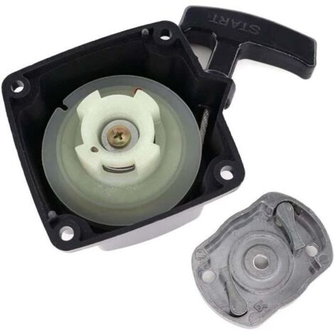 Lanceur - FOLAYA - Starter à cliquet - 67 mm - 80 mm - Pour débroussailleuse et tondeuse à gazon (1/2)