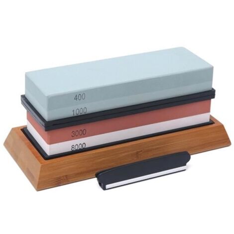 400-1000 3000-8000 Gravelstone Cut Whetstone Cut Sharpener AffûTeur de Cuisine pour Toutes les Lames (1/4)