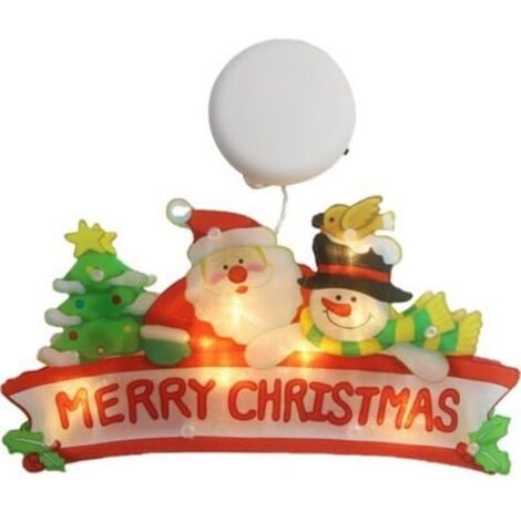 Lumière de Ventouse de Fenêtre de Noël, Guirlande Lumineuse Décorative, Lampe Suspendue à LED pour Décoration de Fenêtre (1/4)