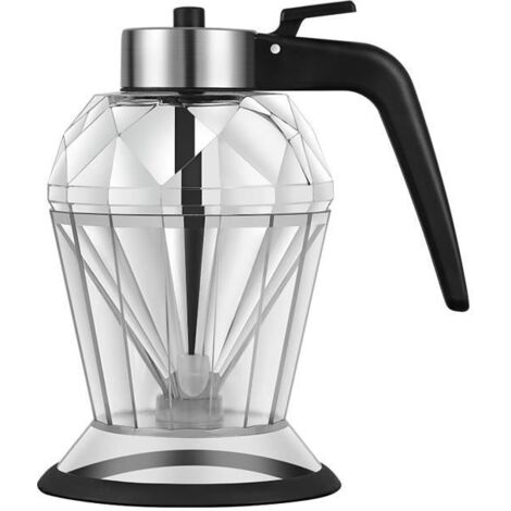 Distributeur d\'huile en verre diamant Délicat Type de pressage 200ml Bouteille d\'huile en verre (1/4)