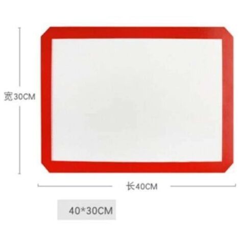 HK05552-Tapis de cuisson antiadhésif en silicone pour biscuits.ustensiles de pâtisserie. gâteau. biscuit. plaque de protection. ou (1/4)