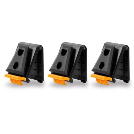 Jeu de 3 hubs cliptech™ tb-ct-150 – Fixation rapide sur ceinture porte-outils – Axes de pivot en acier robuste – Pour chantiers humides – Toughbuilt
