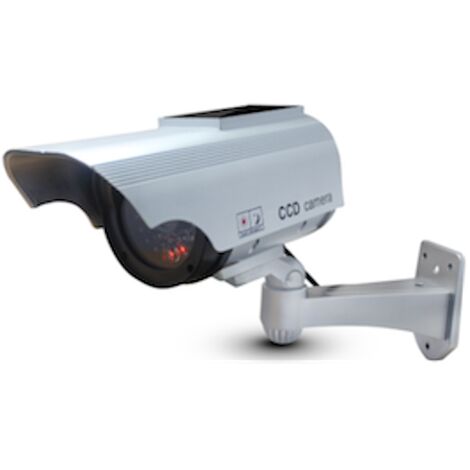 Caméra factice solaire LED Bleue - Chacon