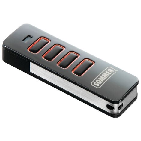 Sommer – Télécommande émetteur 4 canaux pour motorisations – Fréquence 868,95 MHz – Retour par vibrations – Compatible Pro+ et Base+ – 4019V000