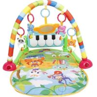 Tapis d\'Éveil Évolutif JEOBEST - Vert - Avec arche jouet - Effets sonores