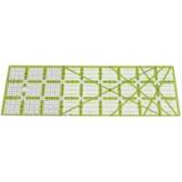 Tbest modèles de courtepointe Règle de courtepointe Acrylique Rectangulaire Transparent Opération Simple Règle de Couture