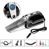 4 En 1 Aspirateur à main Voiture Avec Allume-cigare,Aspirateur Automatique De Poche,Jauge De Pression De Pneus Portable