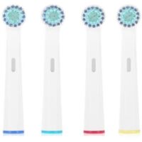 Têtes de brosse de rechange Oral-B EB-17D - Pack de 4 - Soies Dupont approuvées par la FDA