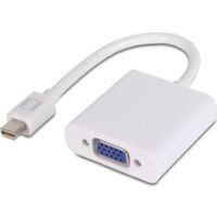 Mini DisplayPort vers VGA adaptateur convertisseur pour Apple MacBook, MacBook Air, MacBook Pro 13\" MacBook Pro 15\" MacBook Pro 17\"