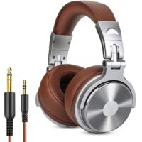 Casque DJ Fermé, OneOdio Pro30 Casque Filaire Casque Studio Casque de Monitoring Casque Audio Filaire avec Les Haut-Parleurs de 50