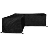Vonroc – Housse canapé d'angle 215x85x70cm – Imperméable 100% – Résistante aux UV et gel – Polypropylène multicouche recyclé – Avec bande adhésive