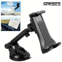 Support Tablette Voiture Universel pour Pare-Brise avec Ventouse pour Samsung Galaxy/iPad Pro/Air, iPad/iPad Mini/iPhone(4\" - 10.1\")
