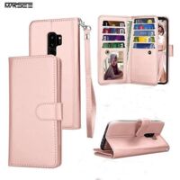 Coque Samsung S9 Plus, Étui Housse en Cuir PU avec Fentes et Support de Carte pour Samsung Galaxy S9 Plus