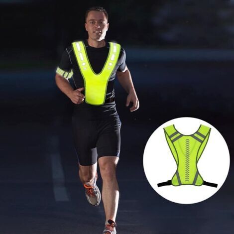 Nathan Gilet Réfléchissant «Vibe», jaune