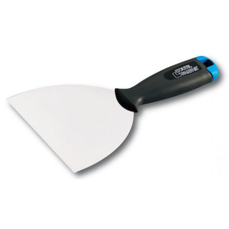 Arcane Industries – Couteau à enduire souple 8 cm – Lame en acier inoxydable pour béton ciré – Application précise dans les angles – Manche bi-matière