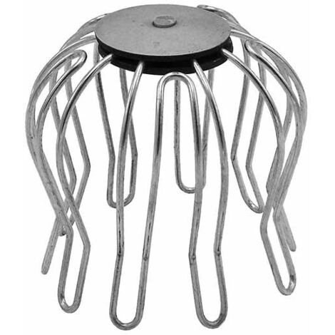 Nature – Crapaudines pour gouttière 100 mm – Acier galvanisé – Lot de 2 pièces – Installation facile pour évacuation efficace (1/3)