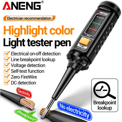 NCV Non-Contact Voltage Tester – Electric Detector With Audible and Light Signal for Home Safety and Electrical Work (1/5)