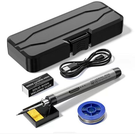Adjustable USB Portable Soldering Iron – 300-450°C Pencil for Electronics Repair, Maintenance, and DIY Projects (1/5)