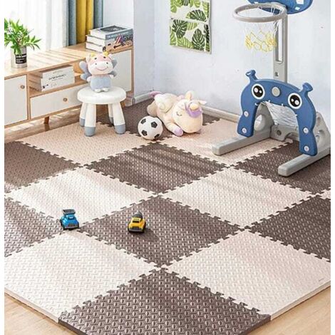 16-Piece EVA Foam Puzzle Mat, Non-Slip Baby Floor Mats, Kids Room Play Mats (1/5)