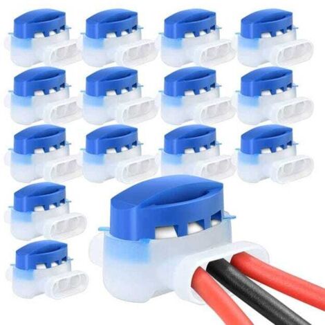 15 Resin-Filled Cable Connectors for Robotic Lawn Mower, Waterproof Electrical Joiners (1/5)